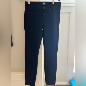 Paige vertigo ultra skinny black size 28